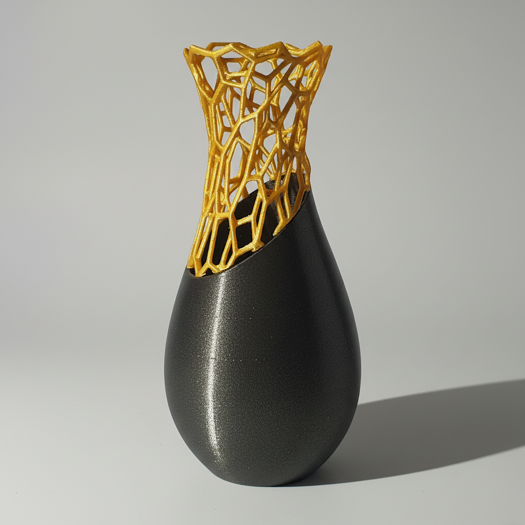 Vaso di Design- Oro colato