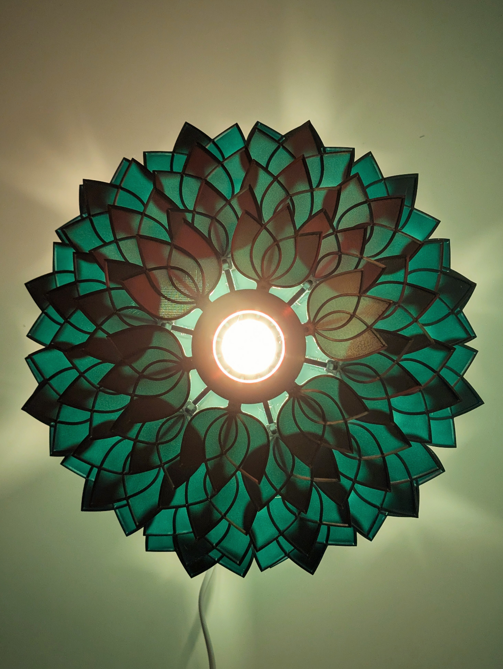 Lampada-Foglie
