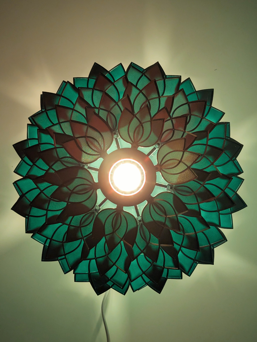 Lampada-Foglie