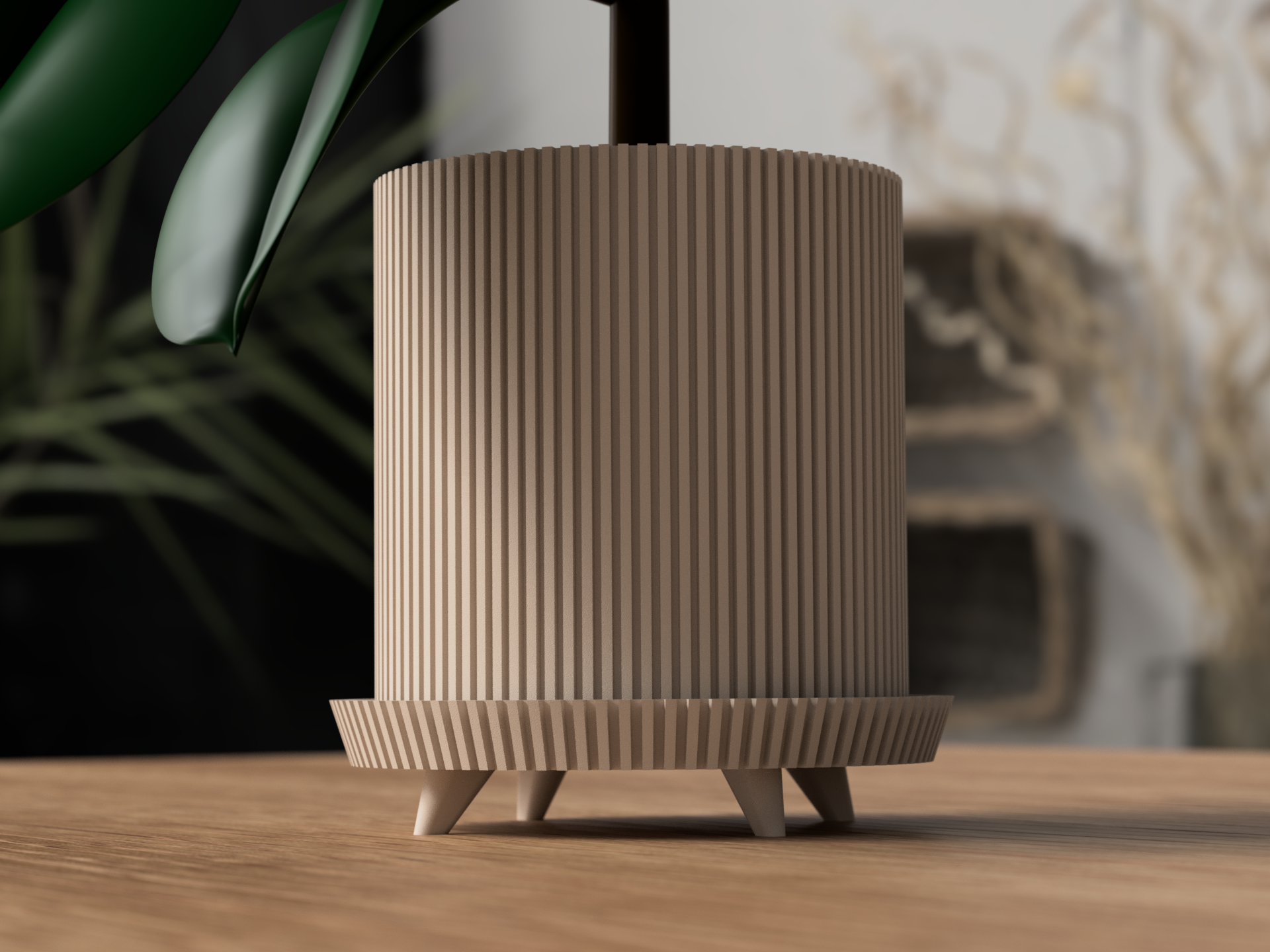 Vaso di Design- sferico con gambe