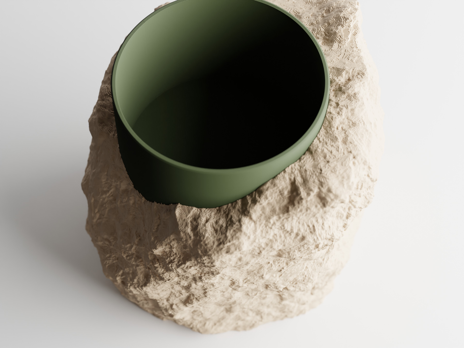 Vaso di Design-roccia
