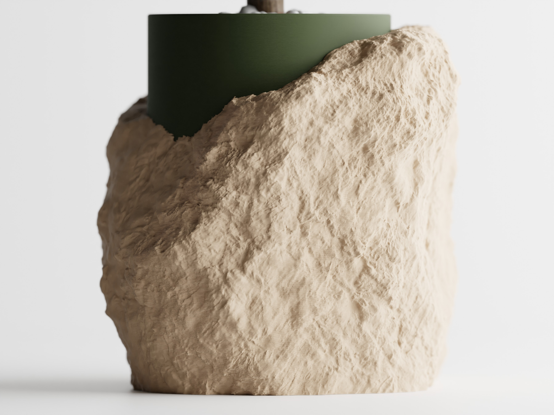 Vaso di Design-roccia